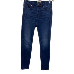 Madewell 9" High Rise Skinny Jean medium wash Creston